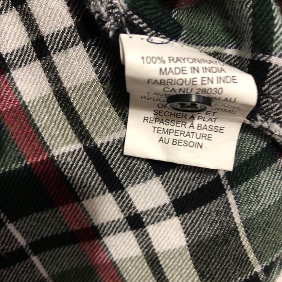 Twik black/white/red plaid shirt - Picture 5 of 5